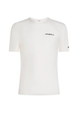 T-shirt à manches courtes, blanche, en matériau léger. Dotée d'un logo noir "O'Neill" sur la poitrine et de coutures plates pour le confort.