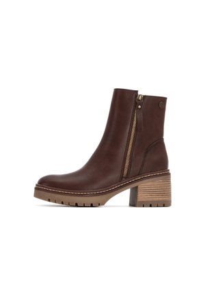 Botines con plataforma - brown