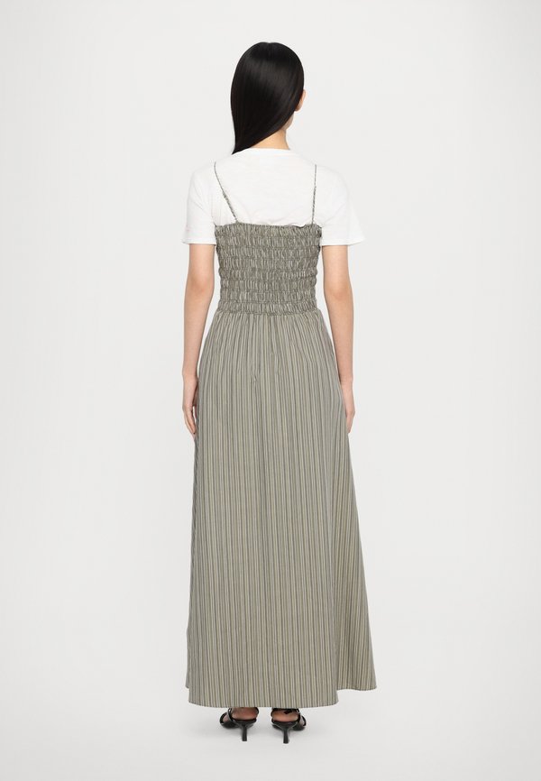 LIDA MAXI DRESS - Day dress - khaki stripe3