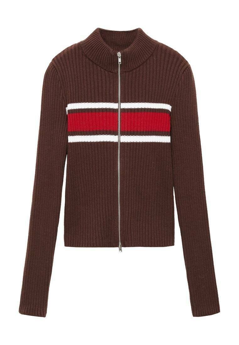 Mango Vest bruin