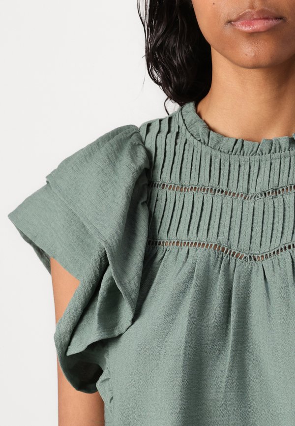 VMSUN FRILL - Blouse - laurel wreath3