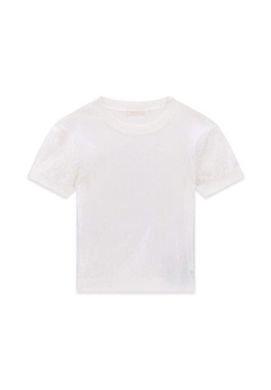 Guess, SS CN JUNIPER SEQUINS SWTR - Print T-shirt - g cream white
