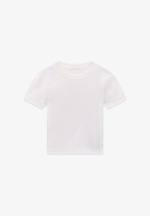 Guess, SS CN JUNIPER SEQUINS SWTR - Print T-shirt - g cream white