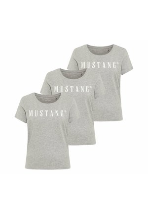 PACK OF 3 - T-Shirt print - grau
