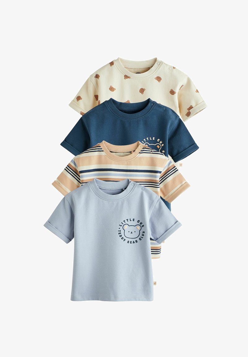 Next SHORT SLEEVE 4 PACK REGULAR FIT - T-shirts print - navy bear