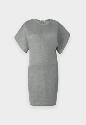 Replay DRESS - Jerseykjole - silver coloured