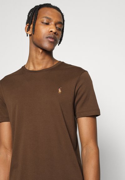 Polo Ralph Lauren CUSTOM SLIM FIT SOFT COTTON T-SHIRT - T-shirt básica - american brown