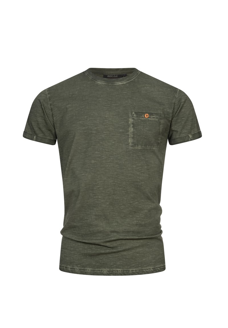 INDICODE JEANS KILMON - T-shirt basique - climb ivy/vert foncé - ZALANDO.FR