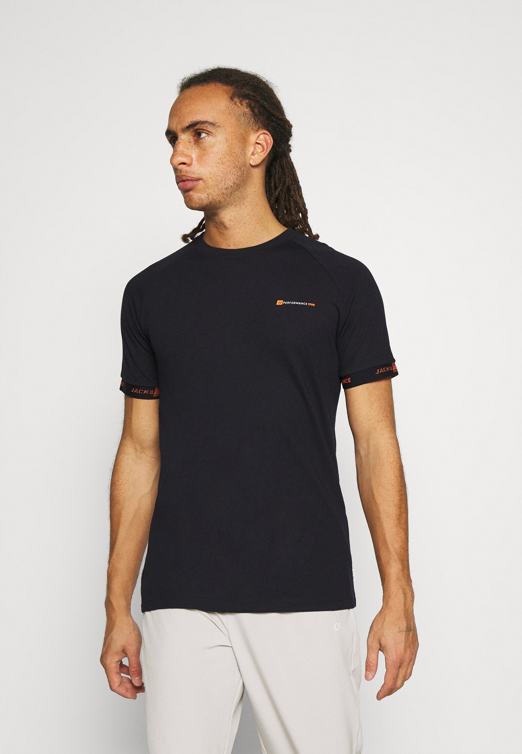 Jack & Jones JCOFINN TEE - T-shirt imprimé - black/noir