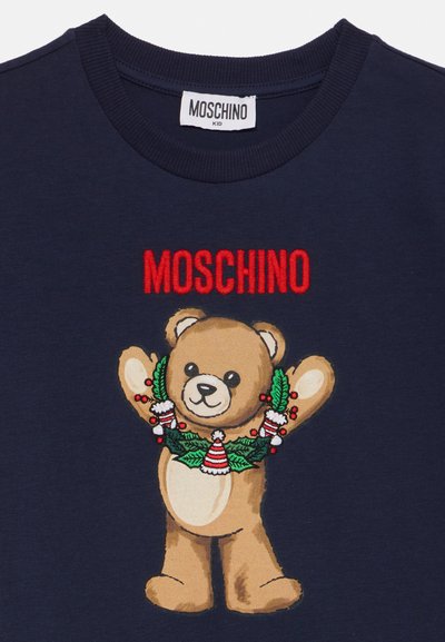 MOSCHINO GIFT UNISEX SET - Tops ar garām piedurknēm - cloud/blue navy