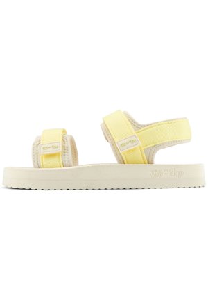 COMFY TREK - Plateausandalette - citric offwhite