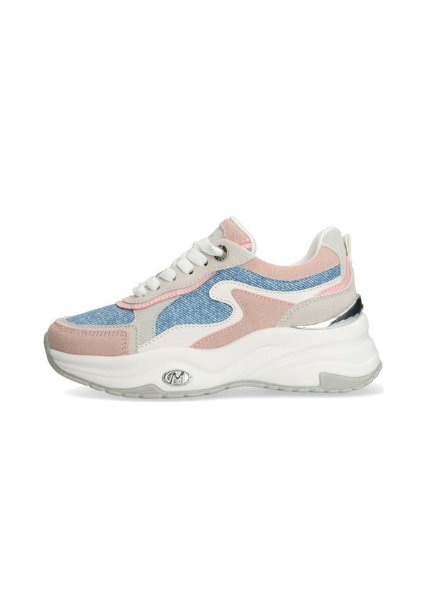 Sneaker low - roze blauw