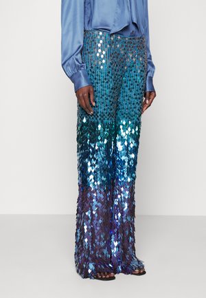 Alberta Ferretti Bukser - fantasy print blue