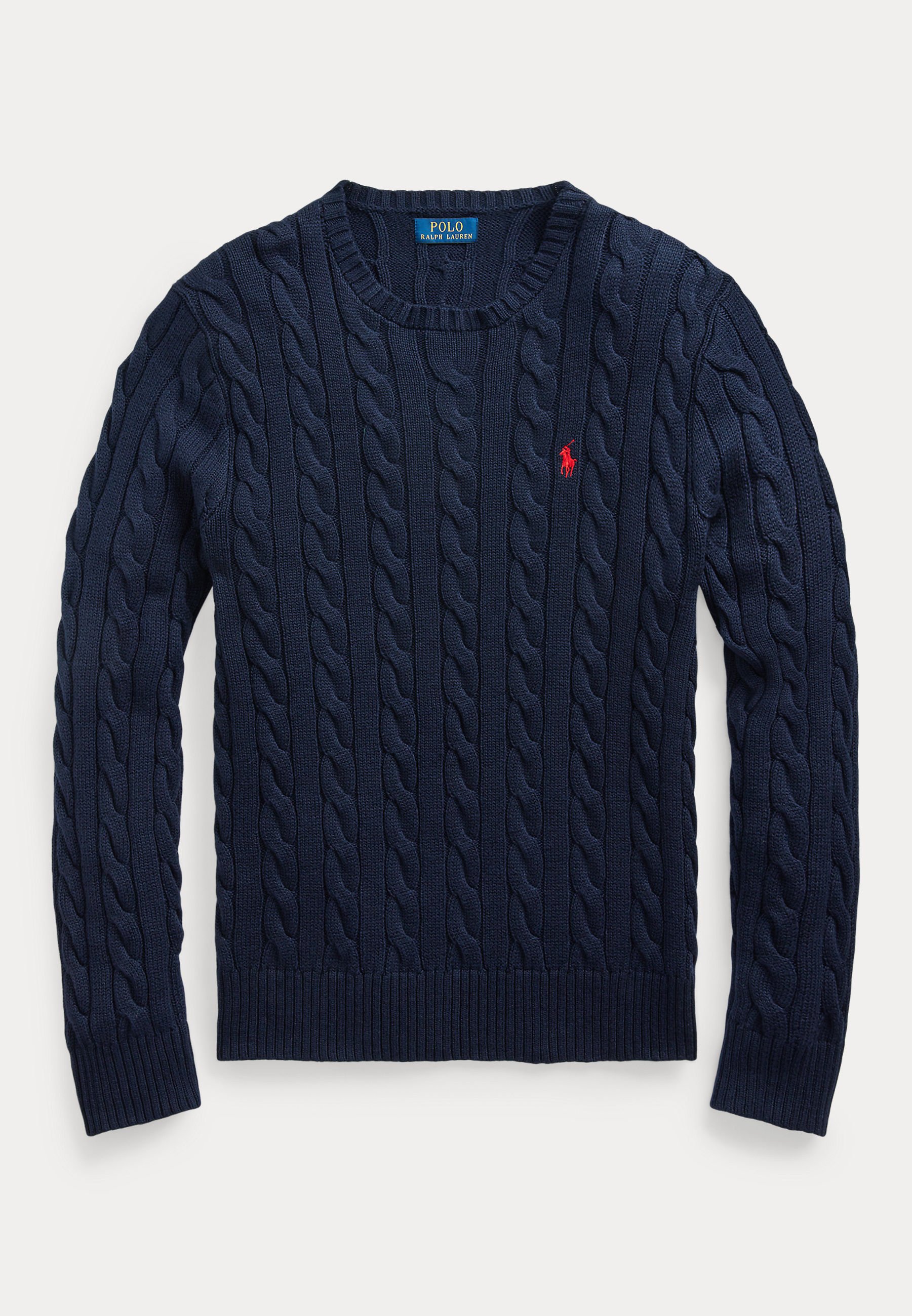 【美品】 Polo Ralph Lauren cotton cable Knit Polo Ralph Lauren CABLE KNIT COTTON CREWNECK SWEATER - Jumper