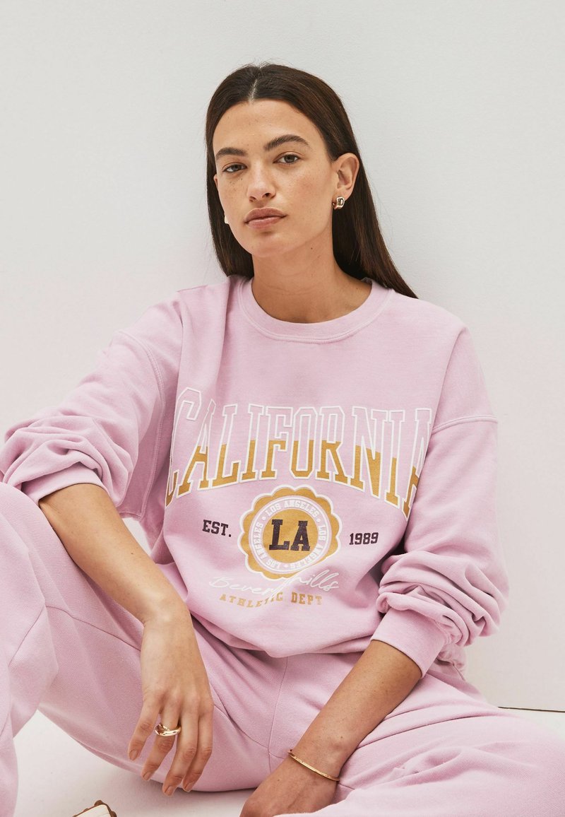 Next GRAPHIC - Sweatshirt - pink california/rose - ZALANDO.FR