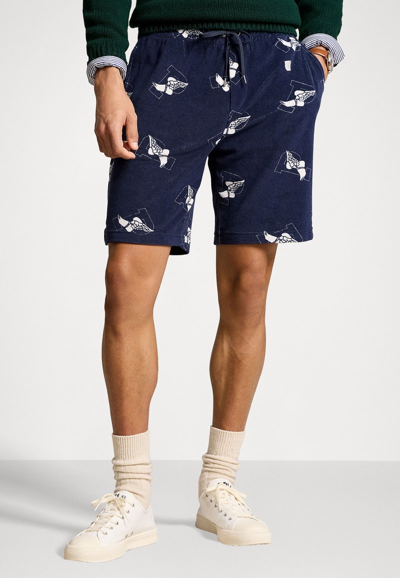 Polo Ralph Lauren 19 CM P-WING TERRY SHORT - Joggebukse - cruise navy