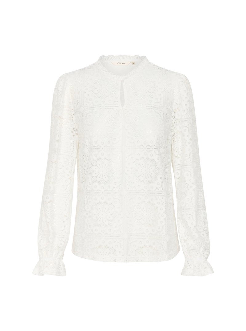 Cream Blouse wit