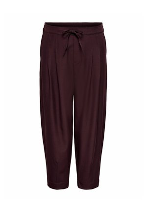 ONLY Carmakoma, TAILORED TROUSERS CARVERAS BARREL FIT TAILORED TROUSERS - Housut - fig