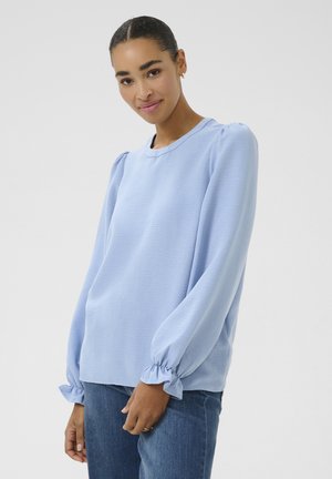 Kaffe KANITA ROUND NECK SOLID - Blouse - forever blue cc