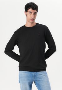 Tommy Jeans 2 PACK  - T-shirt à manches longues - black/dark night navy
