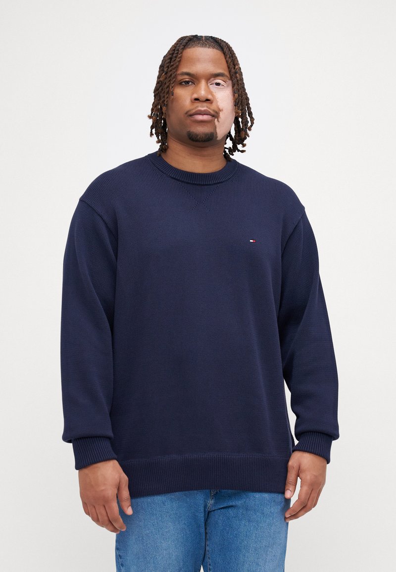 Tommy Hilfiger CHUNKY C NECK - Jersey de punto - desert sky