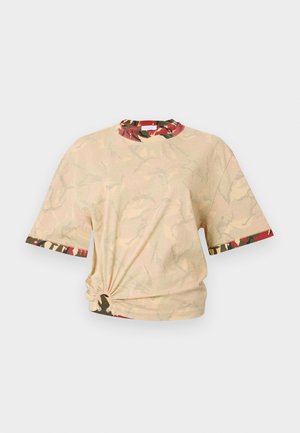 Rabanne Printtipaita - beige/kaki/brique/noir