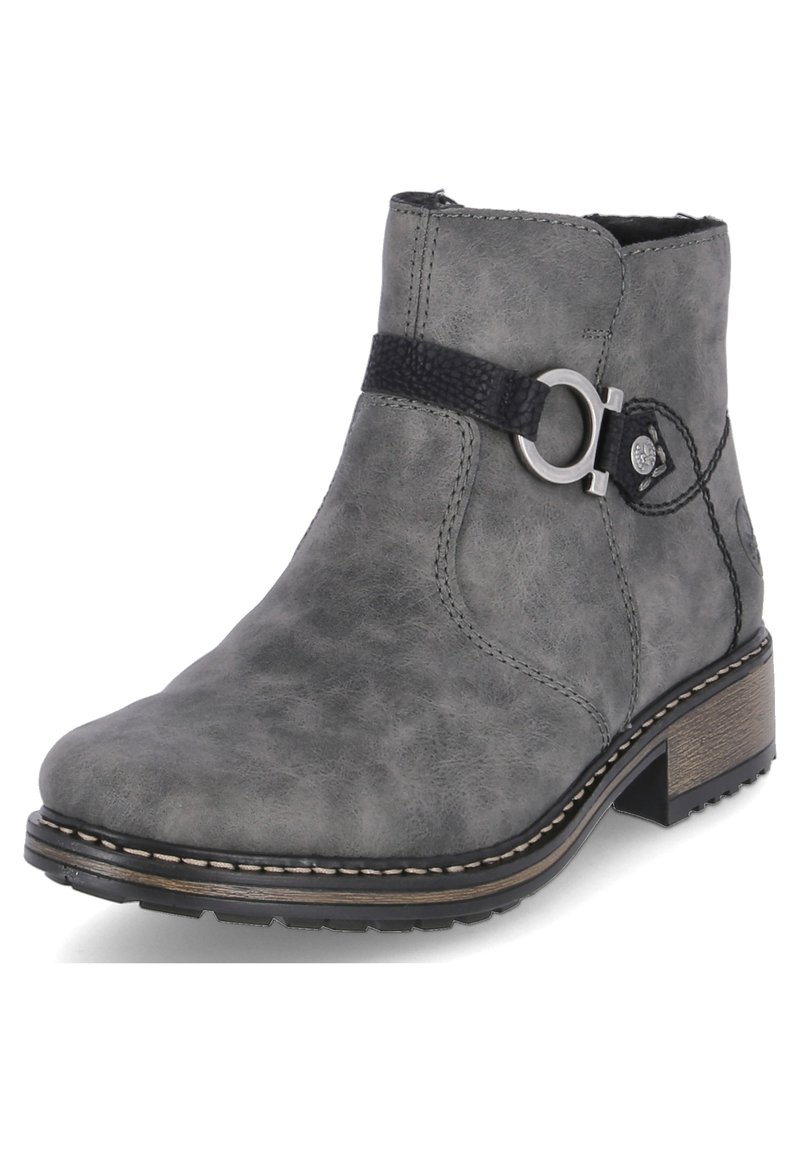 Damen Ankle Boots | Rieker Stiefelette grau - RO48957 Damen Ankle Boots | Rieker Stiefelette grau - RO48957