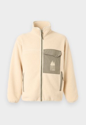 CASUAL JACKET - Flisinė striukė - ecru