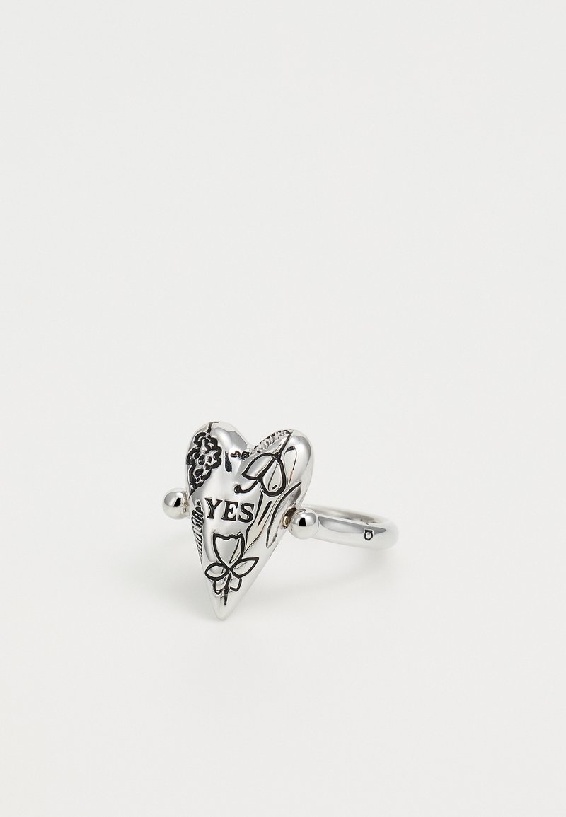 Avgvst YES WHY NOT FLIP - Ring - silver coloured