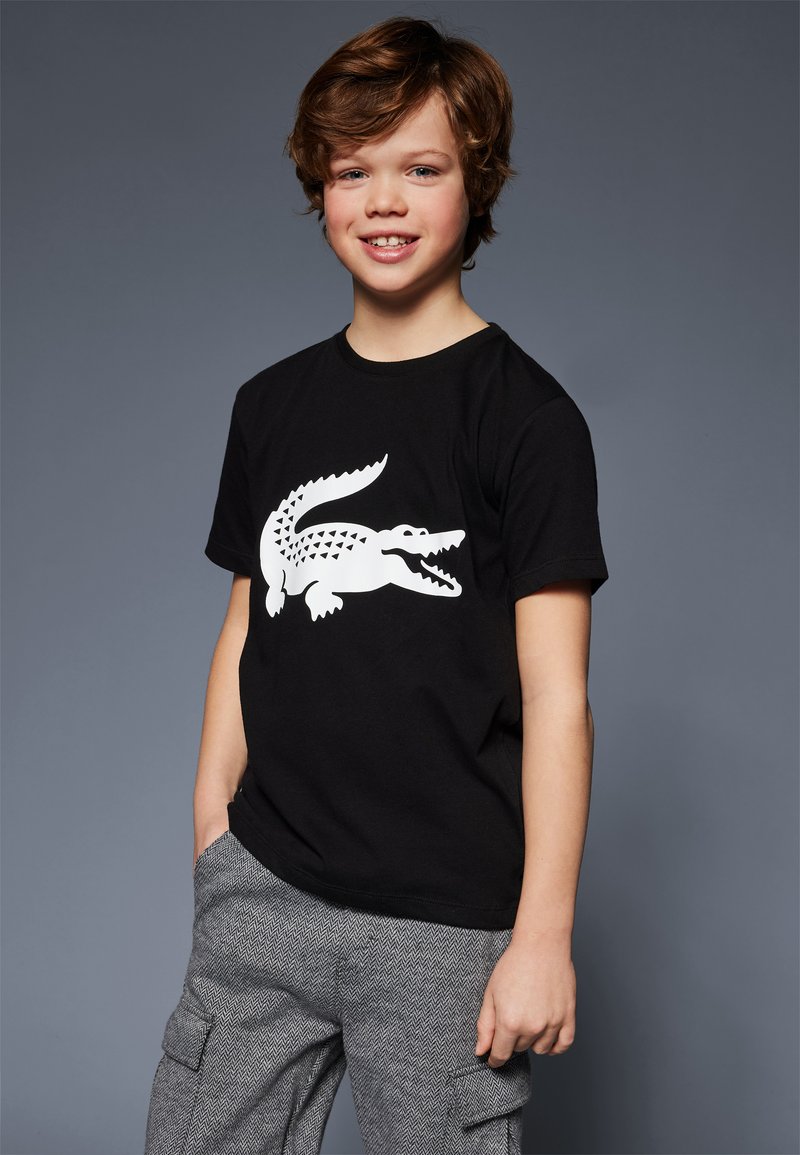 Lacoste TECHNICAL UNISEX - T-shirt imprimé - black