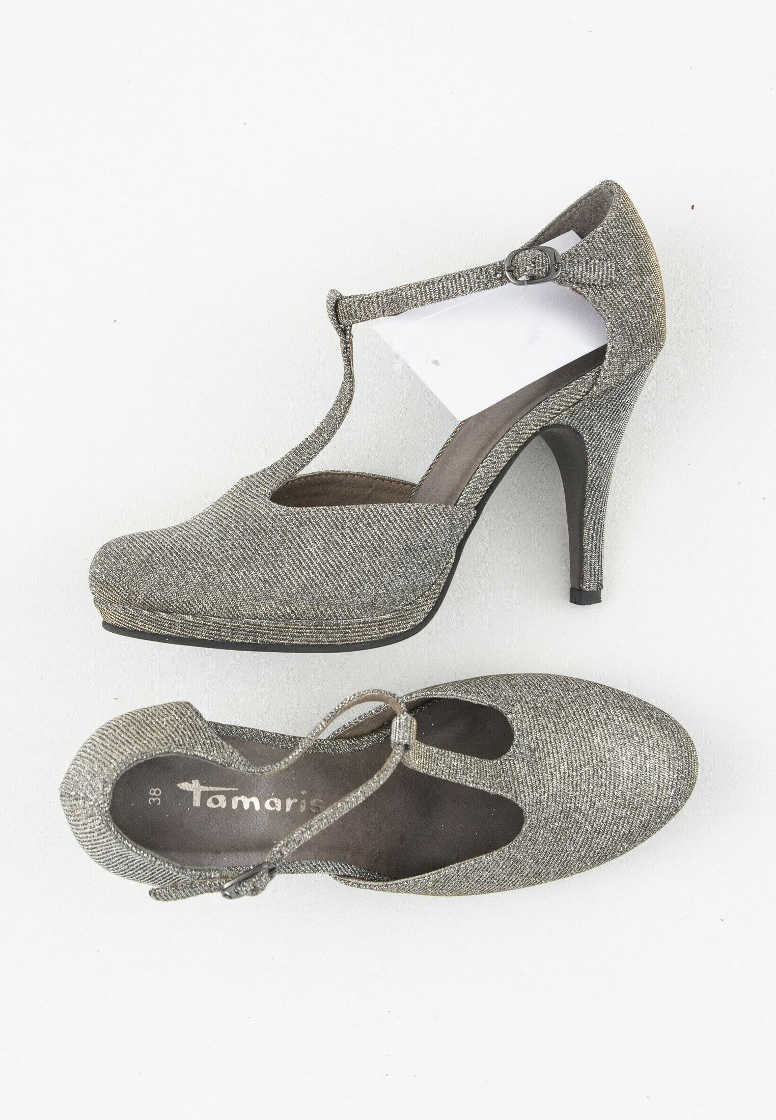 Tamaris Hoge hakken - silver/zilverkleurig - Zalando.nl