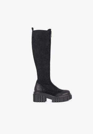 Platform boots - black