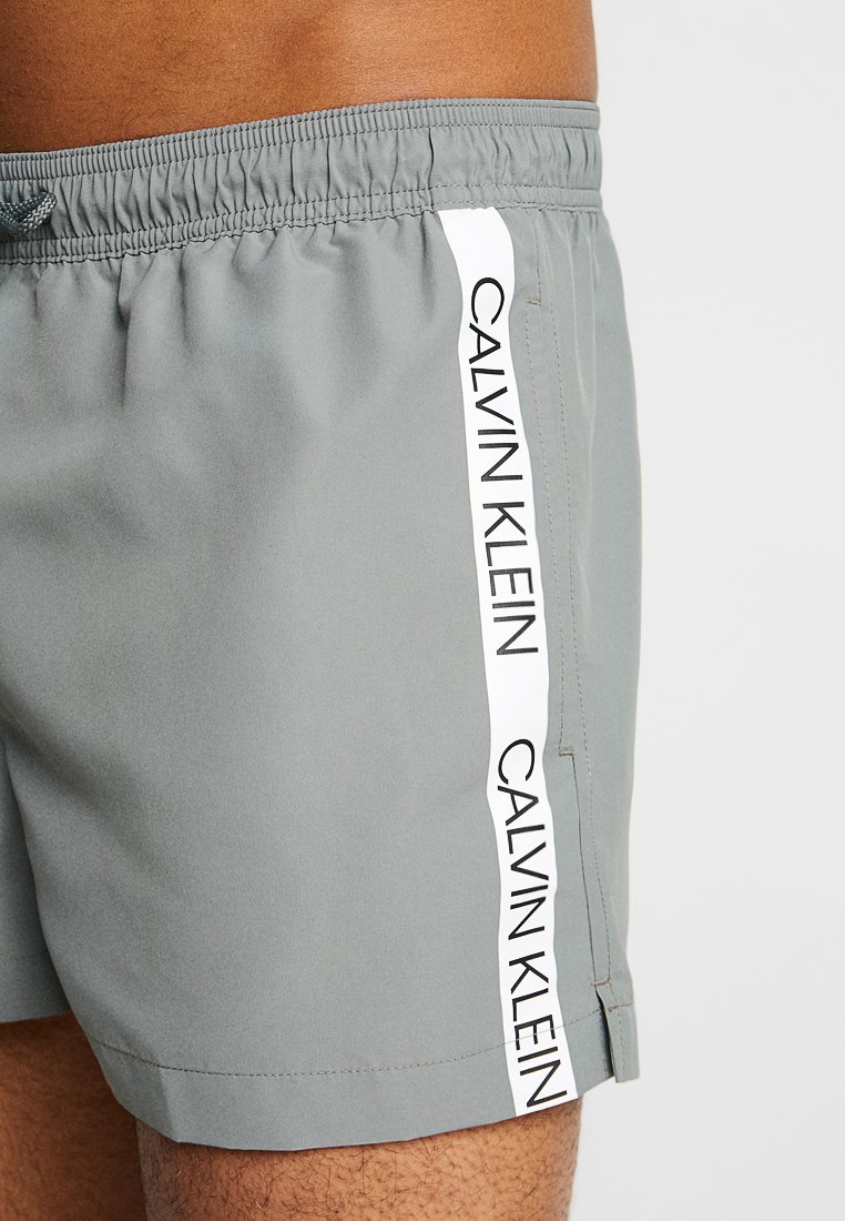grey calvin klein swim shorts