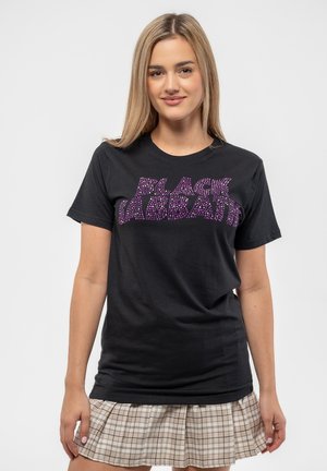Paradiso Clothing BLACK SABBATH WAVY DIAMANTE LOGO - Print T-shirt - black