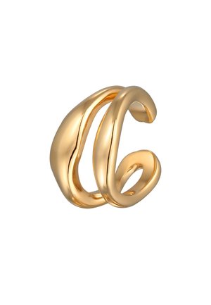SINGLE OHRKLEMME DESIGN 925 SILBER - Yksittäinen korvakoru - gold-coloured