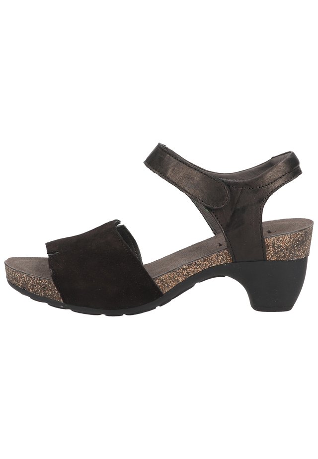 Sandalen met plateauzool - sz/kombi