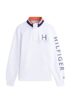 Tommy Hilfiger, SAIL MIX MEDIA 1/4 ZIP - Longsleeve - white