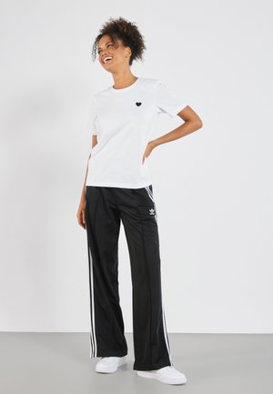 2 PACK - Print T-shirt - white/black