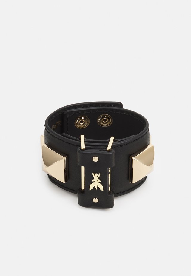 BRACCIALE CON BORCHIE - Armbånd - nero/gold