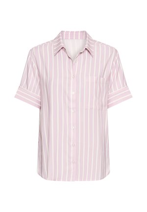 LASCANA, LASCANA PYJAMAOBERTEIL - Pyjama top - altrosa gestreift