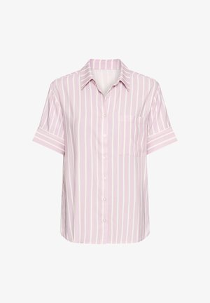 LASCANA, LASCANA PYJAMAOBERTEIL - Pyjama top - altrosa gestreift