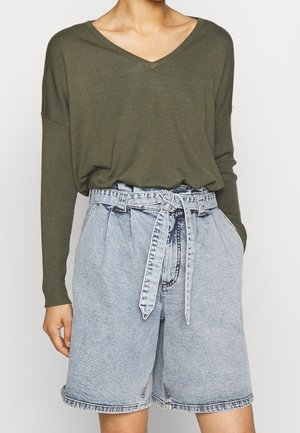 Kaffe Strickpullover - olive