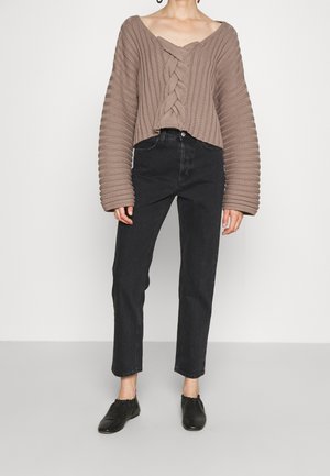 DEVINE - Jeans straight leg - washed black