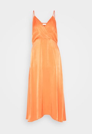 VILA VILENSA V NECK ANKLE DRESS - Alkalmi viselet - tigerlily