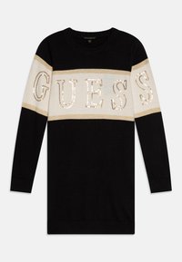 Guess JUNIOR DRESS - Strikket kjole - jet black a996