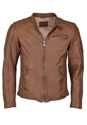 Lederjacke - cognac