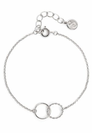 CIRCLES TWIST - Armband - silver-coloured