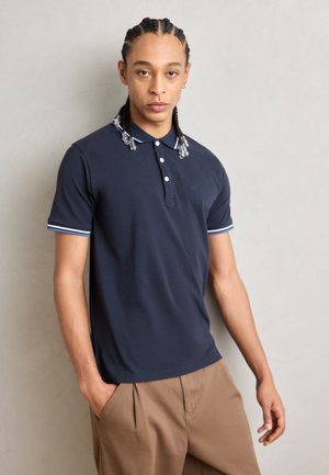 Lindbergh CONTRAST PIPING - Polo marškinėliai - navy