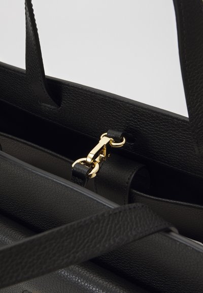Bally LYDIA TOTES - Handbag - black/yelgold