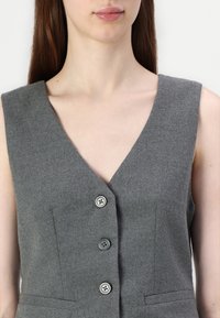 Hollister Co. LONGER LENGTH VEST - Liemenė - heather